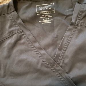 Gray Cherokee scrub top